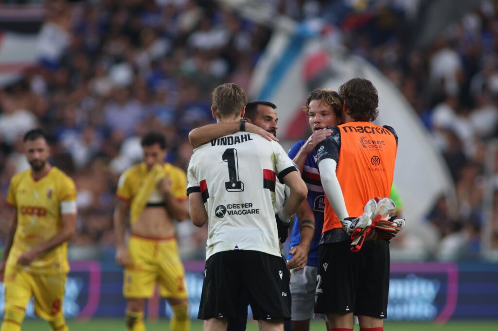 Sampdoria-Catanzaro, Peter Vindahl finalmente sicuro. Tutti i voti