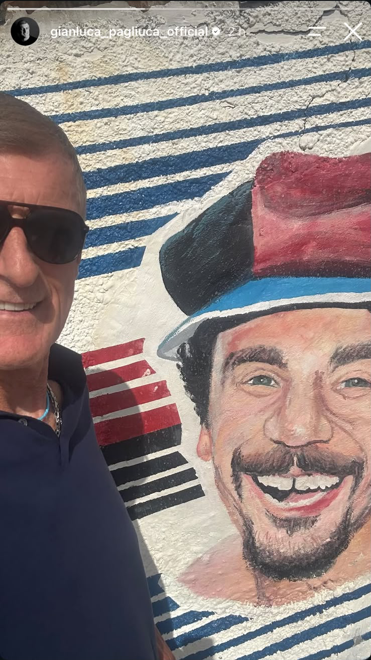 Social Sampdoria Gianluca Pagliuca Vailli Molo dell'Amicizia