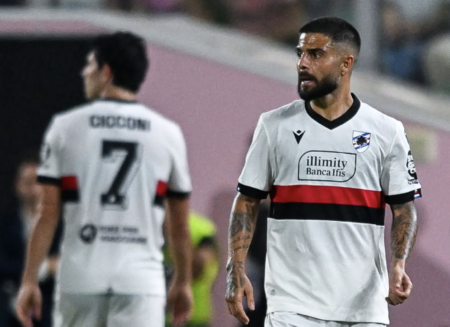 Sampdoria Bernardo Corradi Insigne Verschaeren