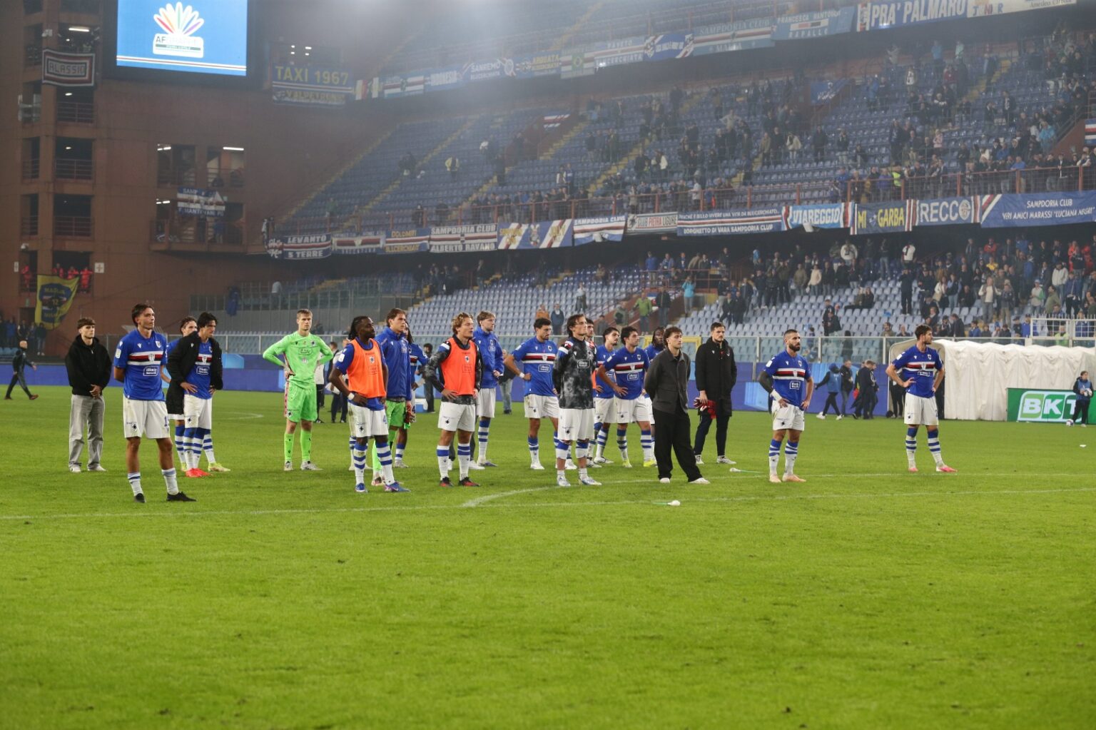 Sampdoria-Arezzo, disfatta al Luigi Ferraris: società in silenzio stampa